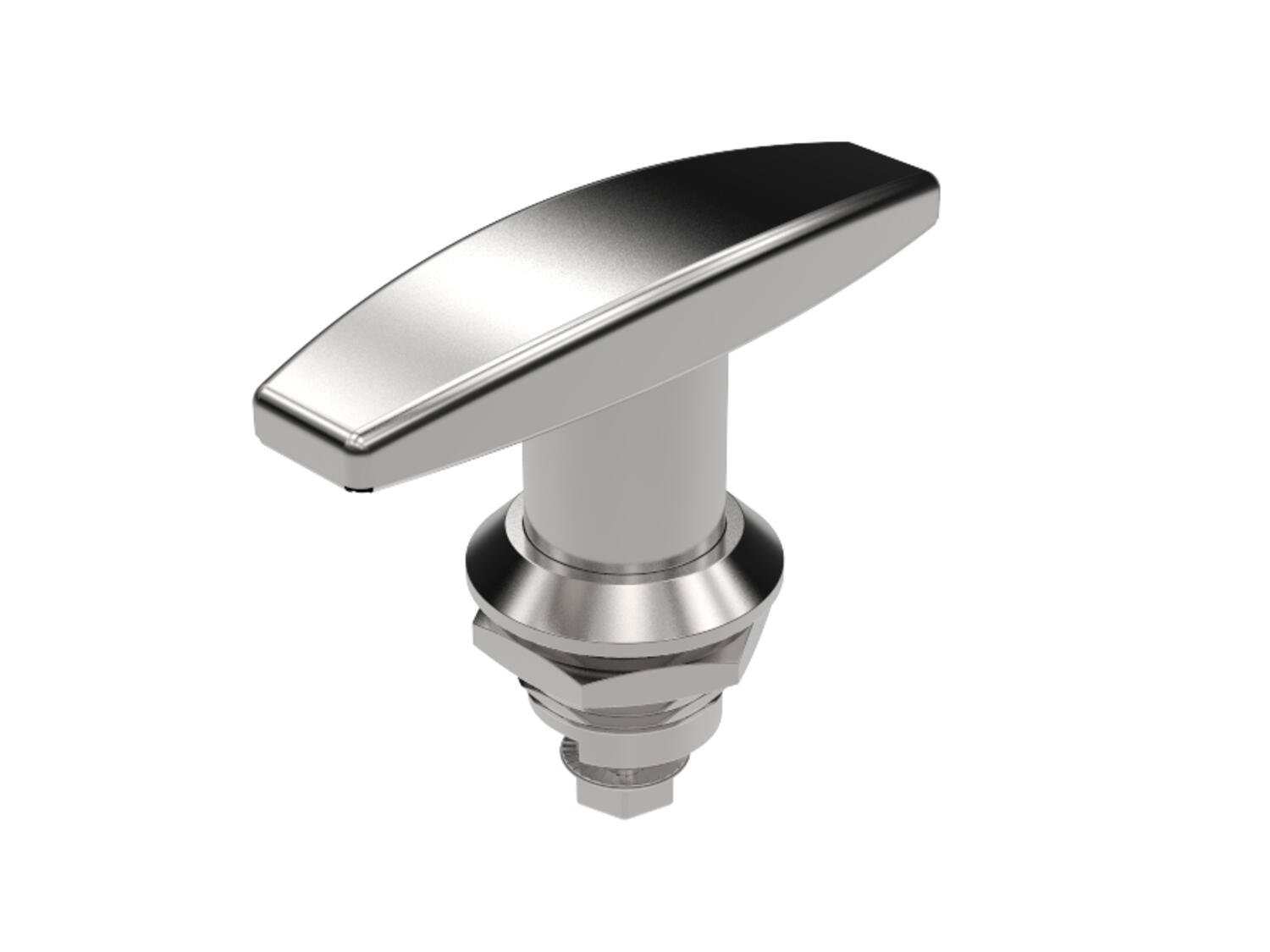 T-kahva ilman lukkoa ruostumaton musta