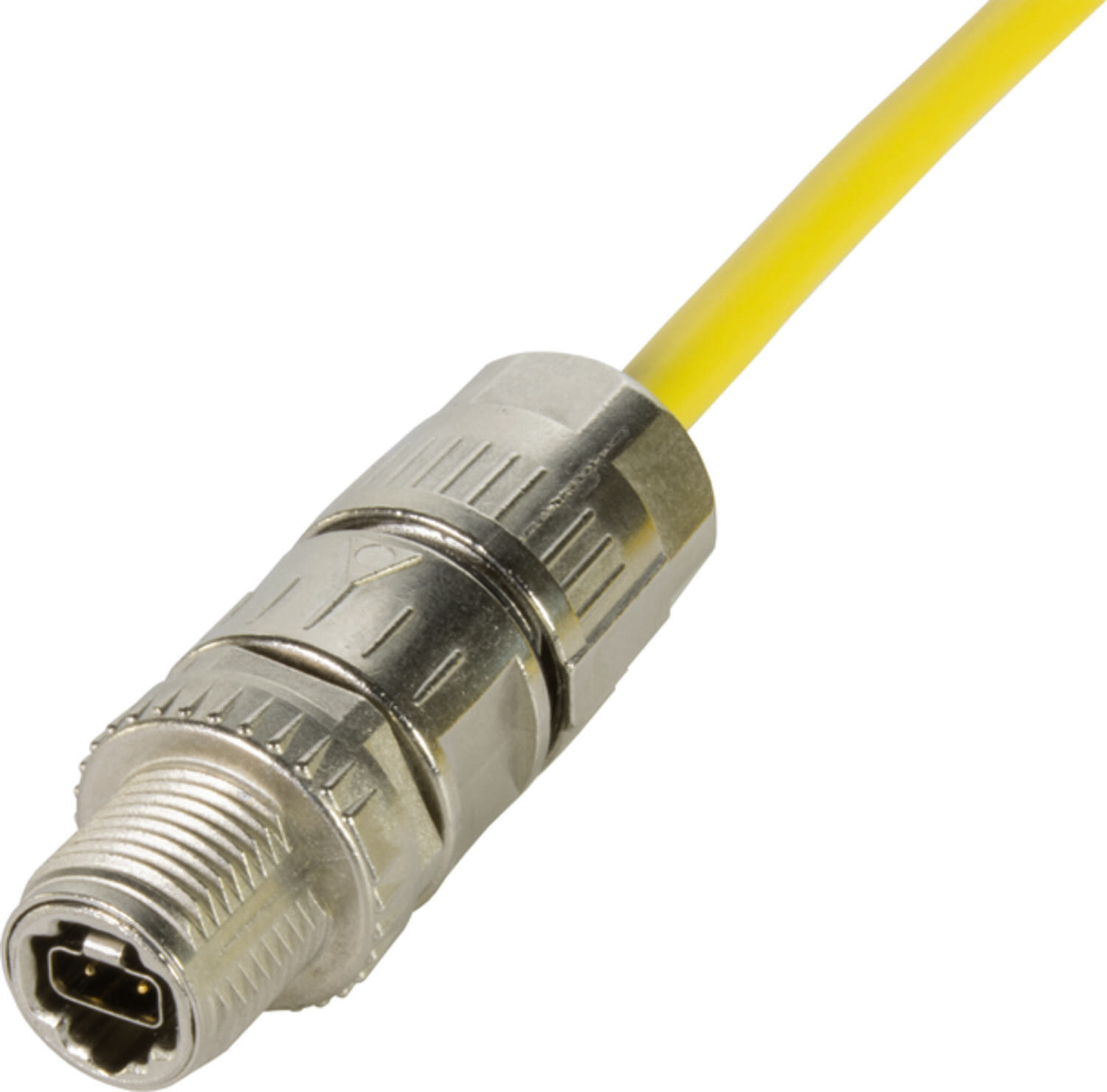 T1 Industrial M12-liitin uros