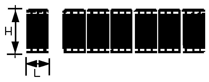 Tarvikkeet PKS-merkintäkilville mitat