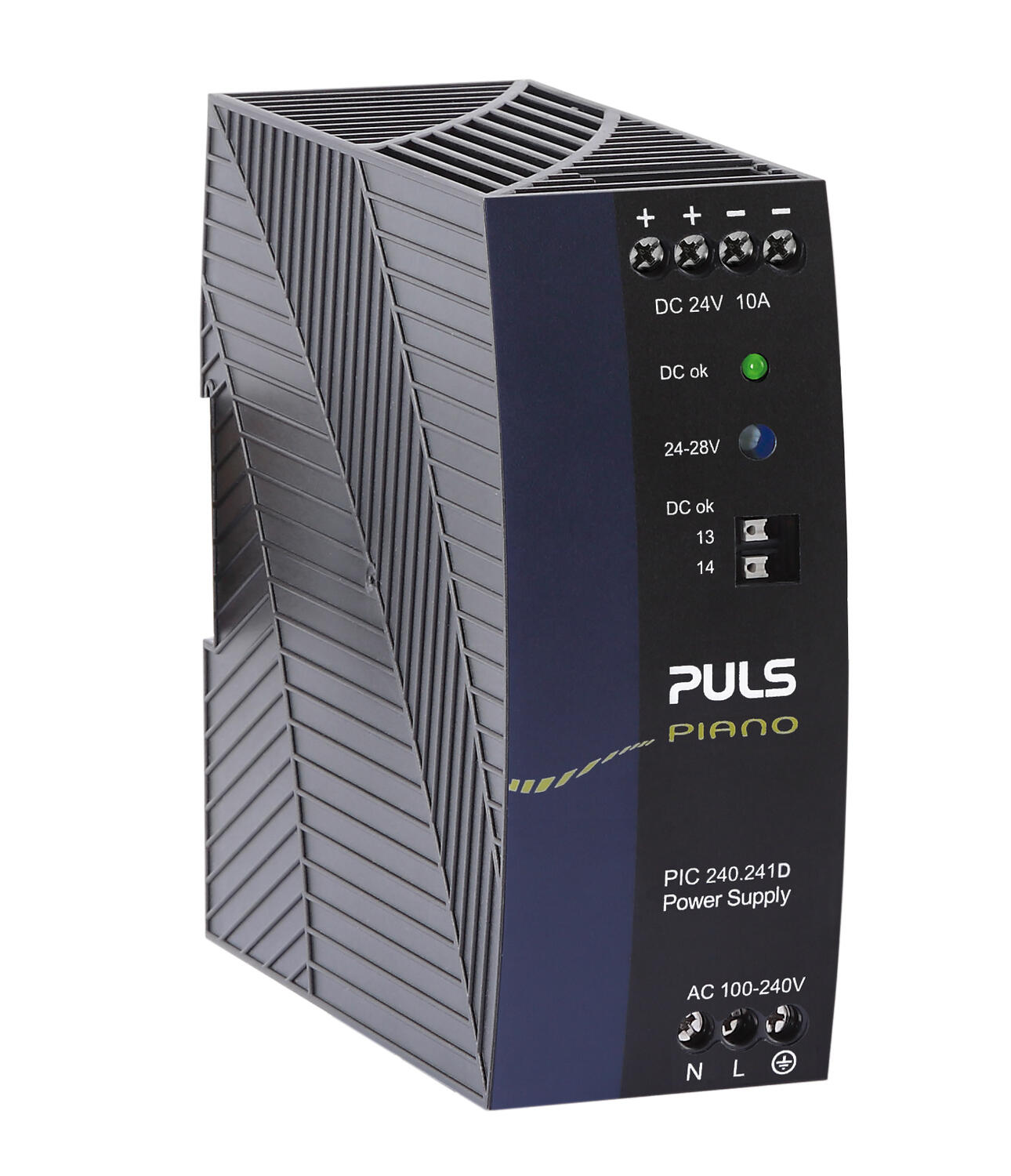 Teholähde 100-240 V AC/24-28 V DC, 10 A 