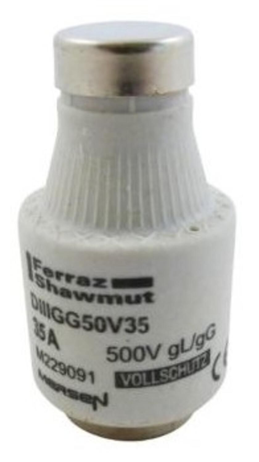 Tulppasulake DIII gG 500 V 35 A