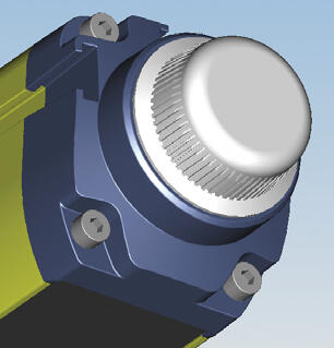 Turvavalopuomi SG, lähikuva