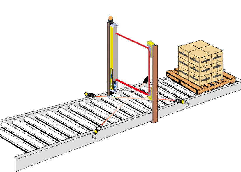 Turvavalopuomi SG4-BIG REFLECTOR Muting, havainnekuva