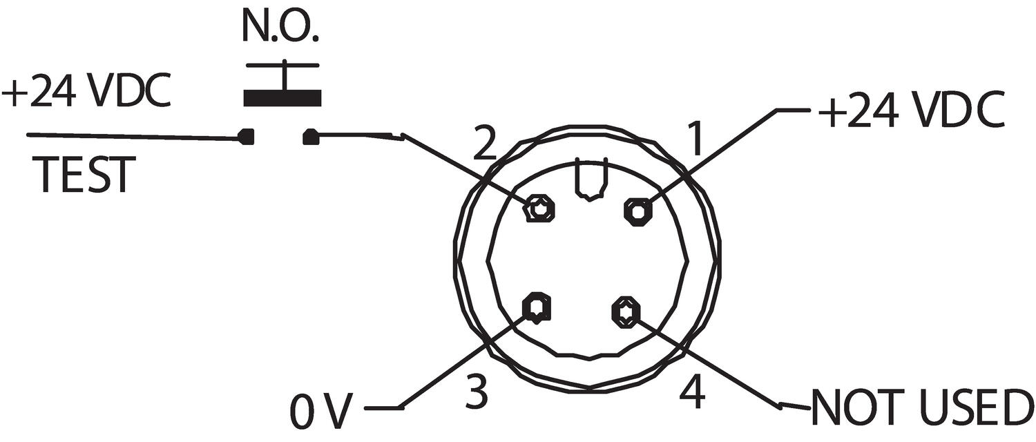 Turvavaloverho, tekninen kuva