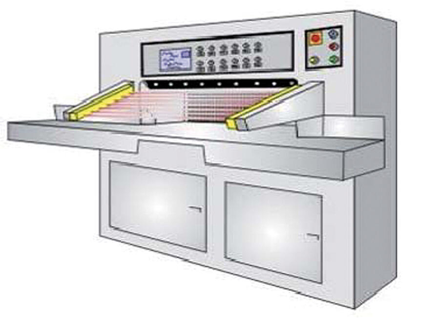 Turvavaloverho SG4-BIG Base 40 käsisuojaus