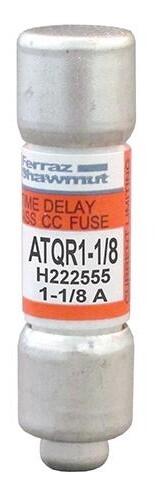 UL/CSA sulake ATQR class CC time-delay 1,125 A