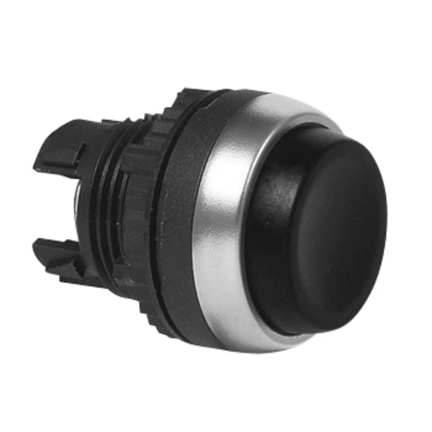 Ulkoneva painike musta