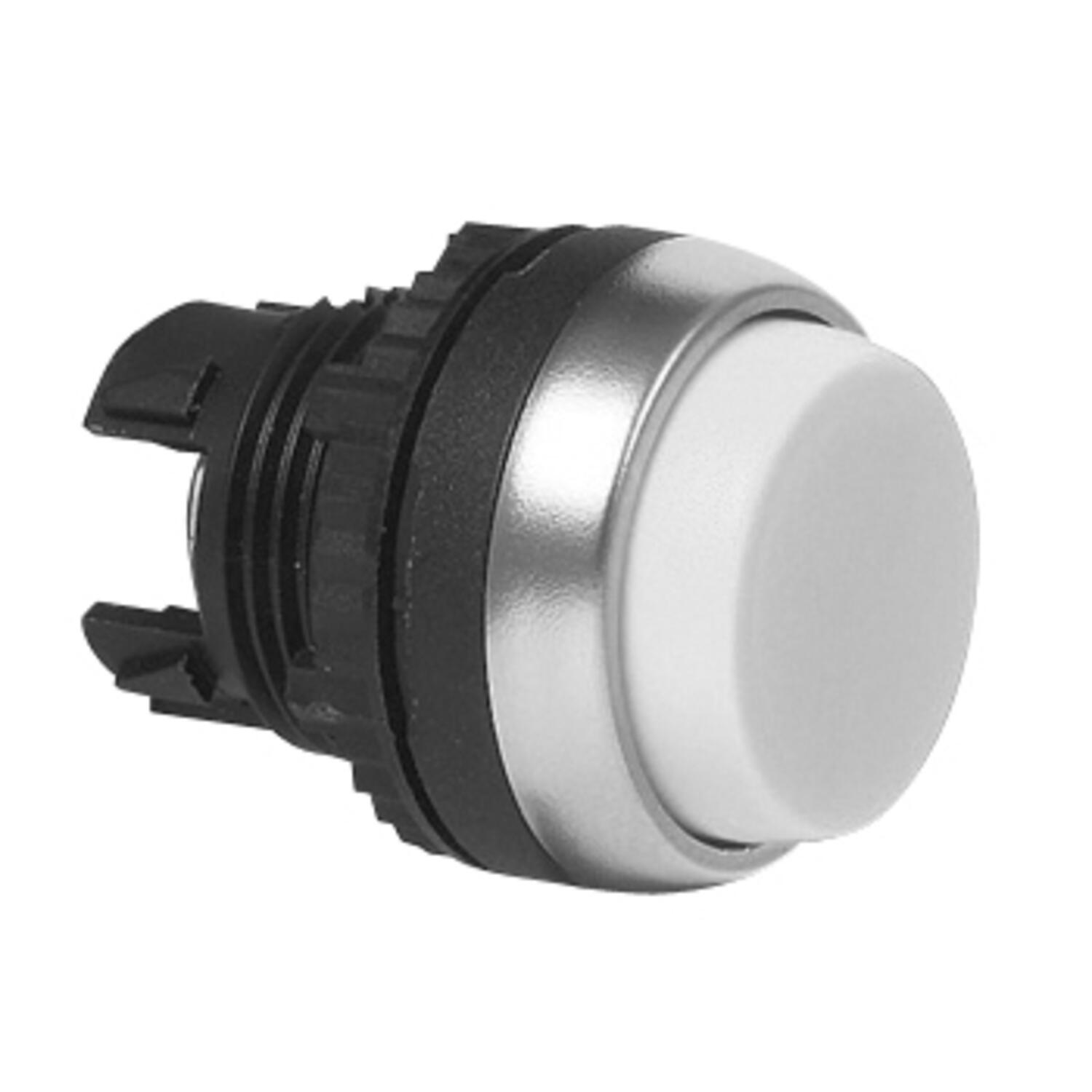 Ulkoneva painike valkoinen