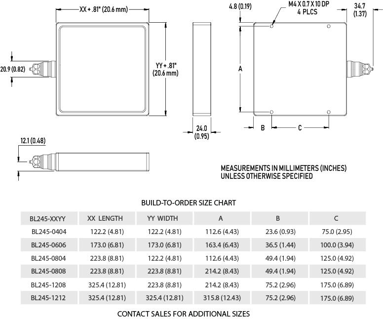 UltraSeal taustavalo tekninen manuaali