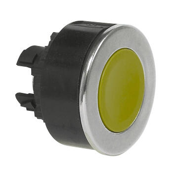 Upotettava painike keltainen