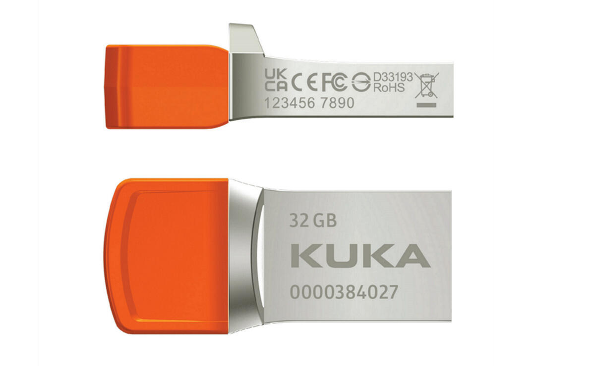 USB-tikku KUKA-coboteille
