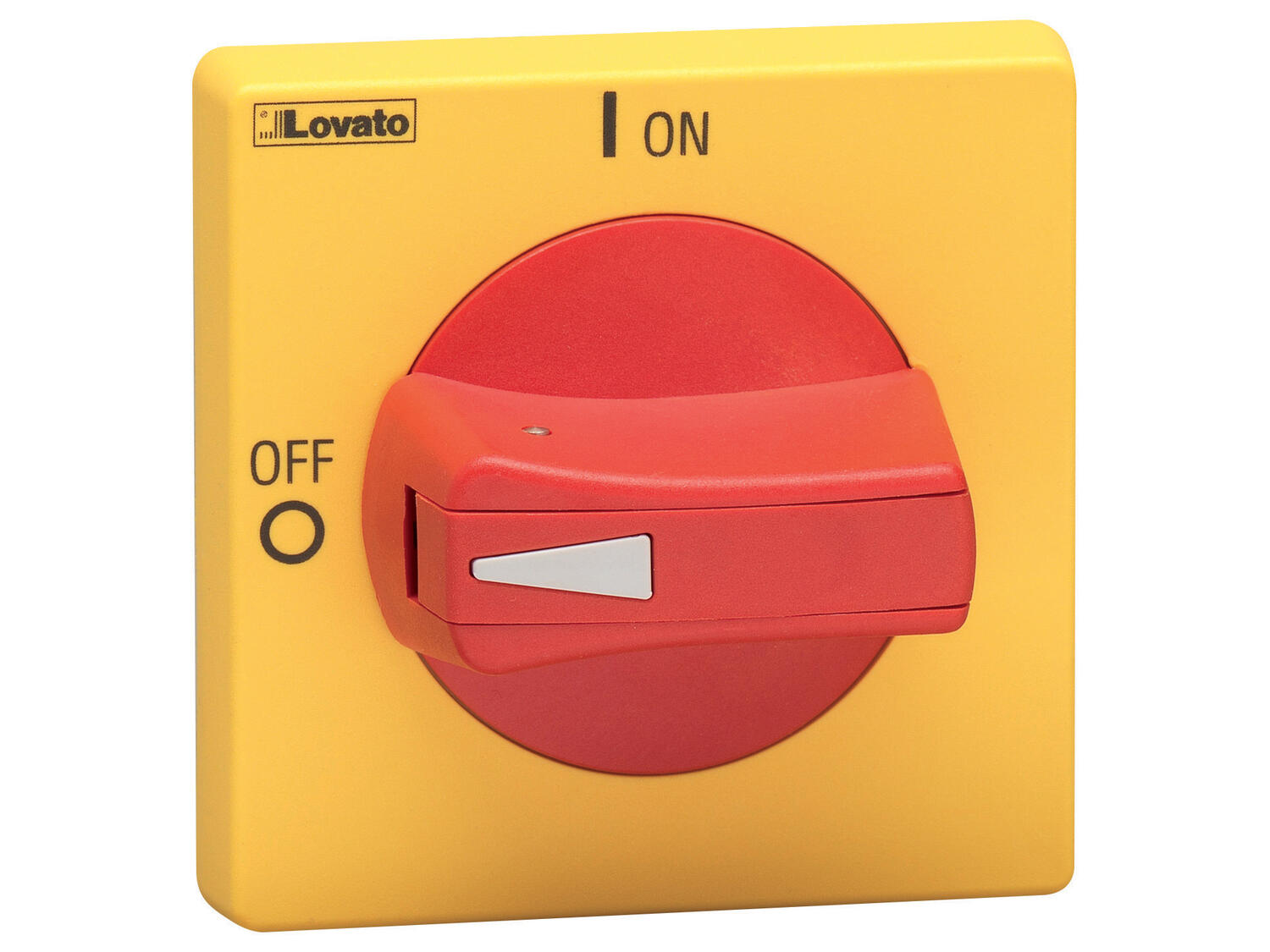 Väännin 65x65 mm keltainen/punainen