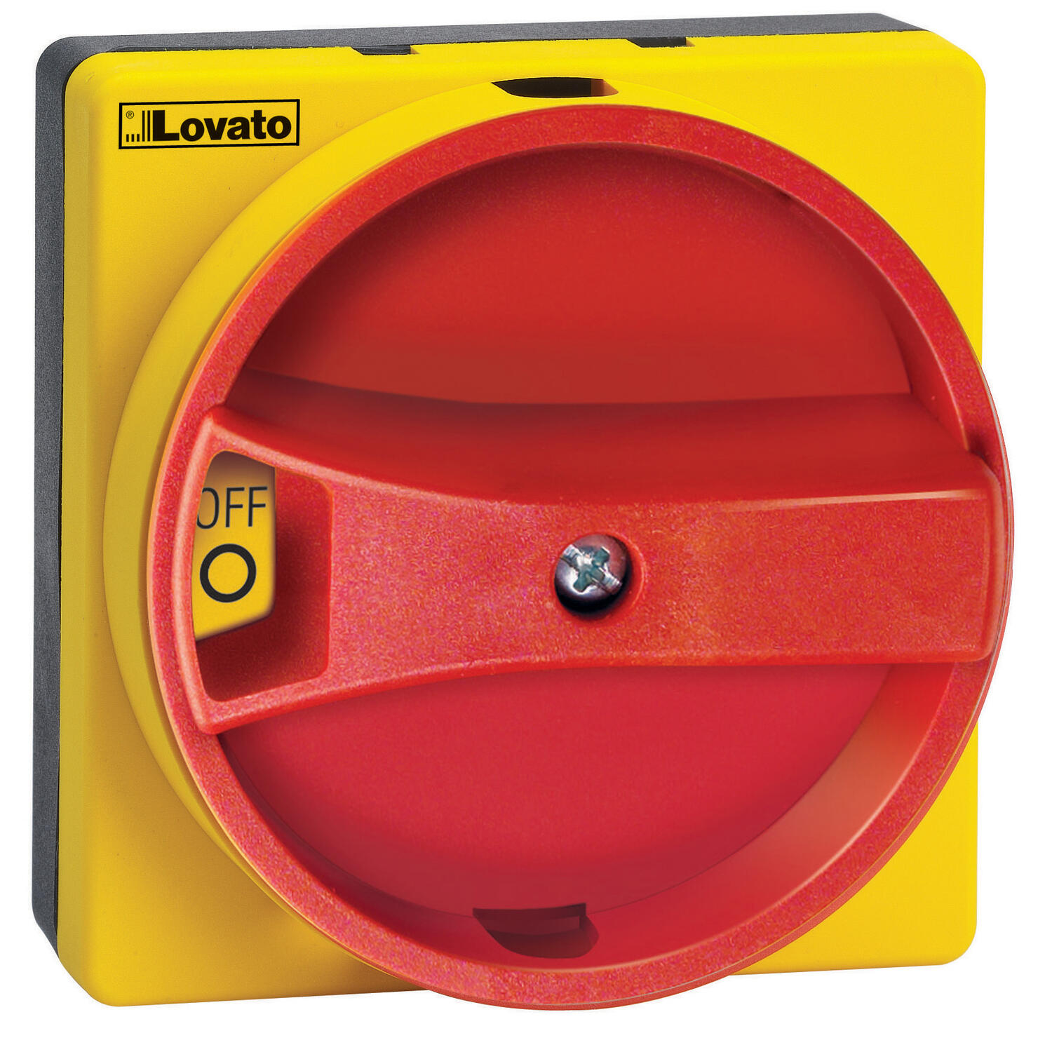 Väännin 65x65 mm keltainen/punainen ruuvilla