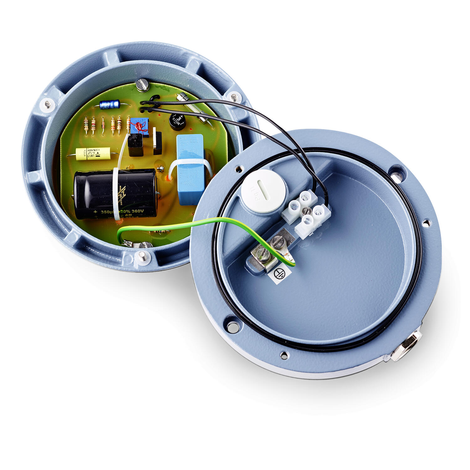 Välähdysvalosarja "BZG" 70 mm, avattuna