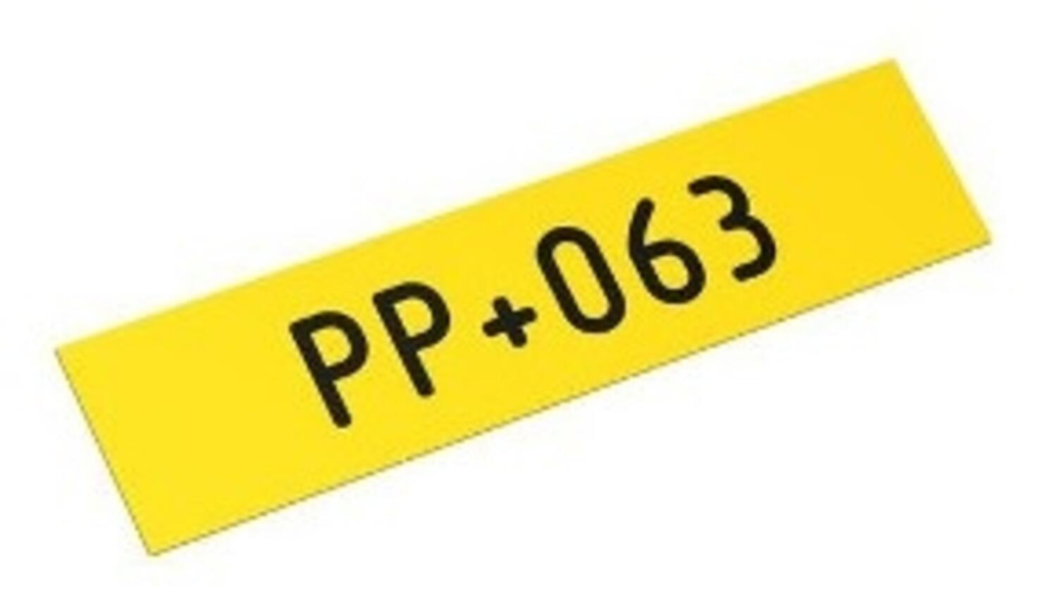 Valkoinen PP-nauhaprofiili PP+090