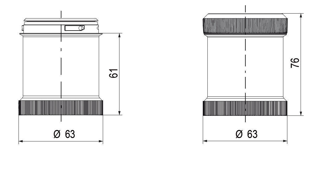 Valomasto Eco-Modul 60 mm mitat