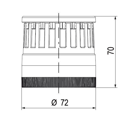 Valomasto Eco-Modul 70 mm mitat