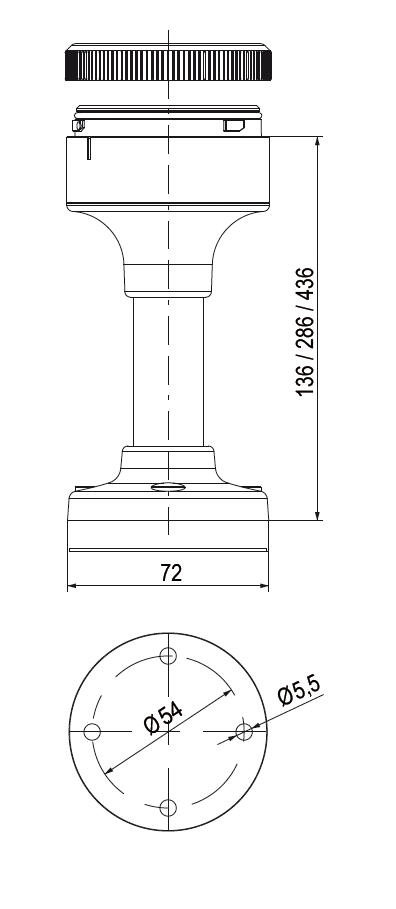 Valomasto Eco-Modul 70 mm mitat