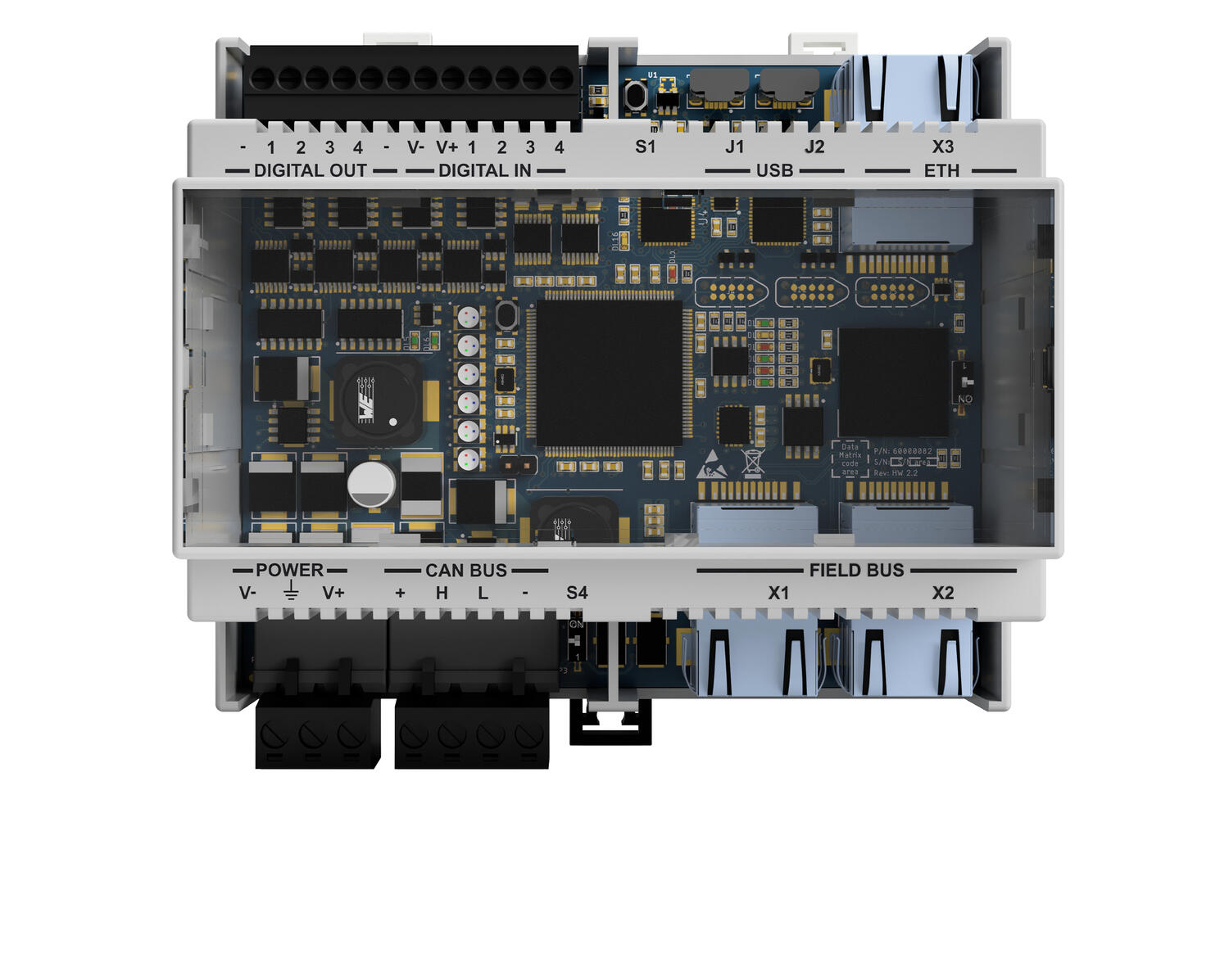 Valvontayksikkö Modbus USB