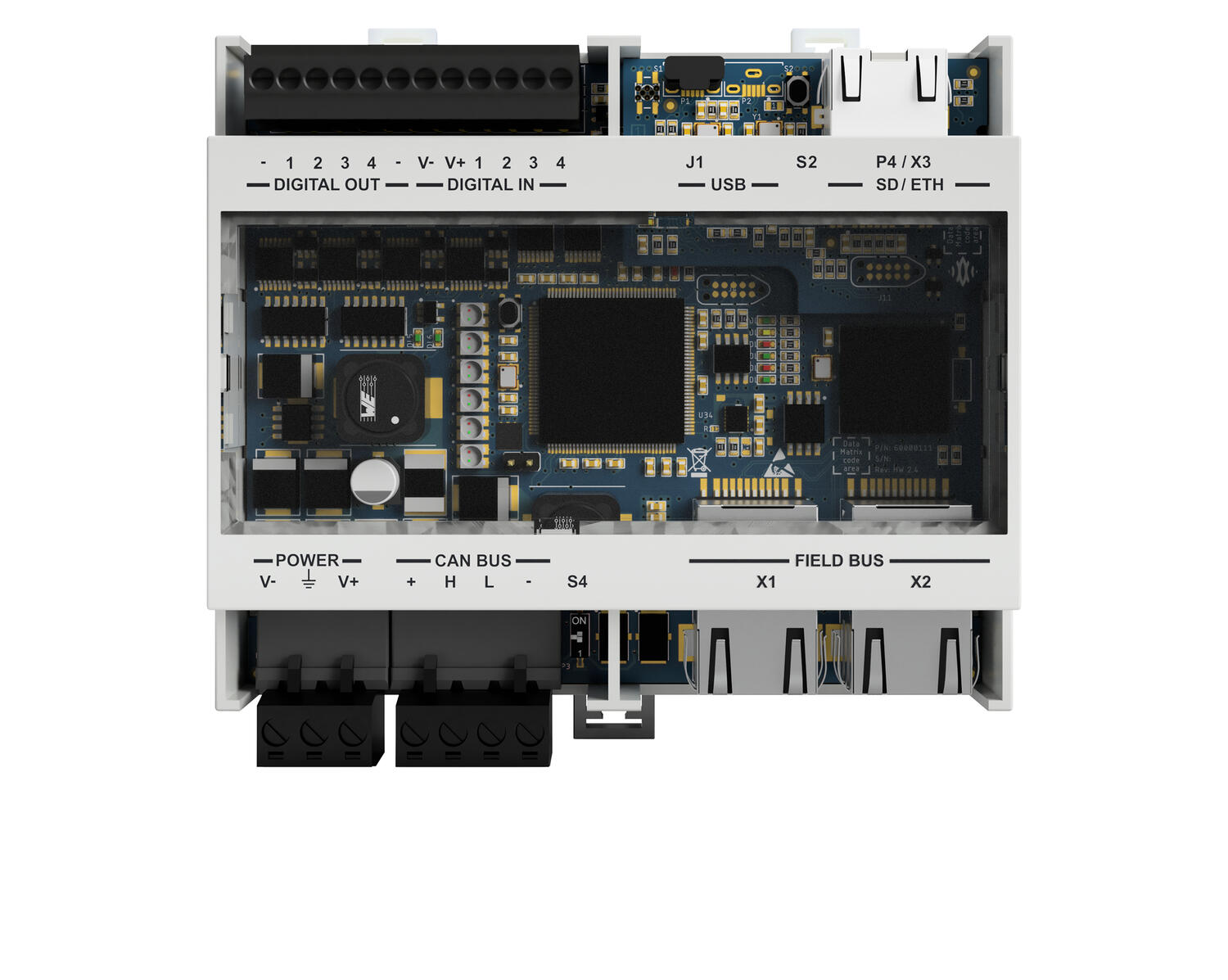 Valvontayksikkö Modbus USB