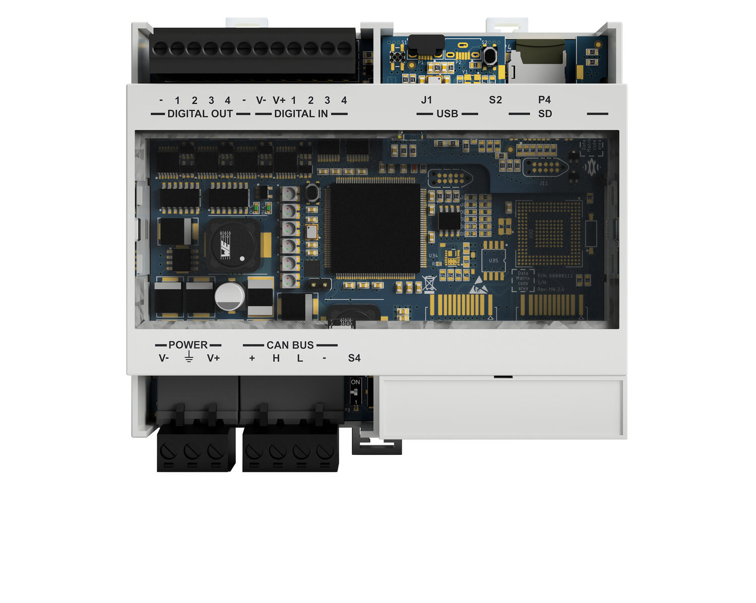 Valvontayksikkö USB SD