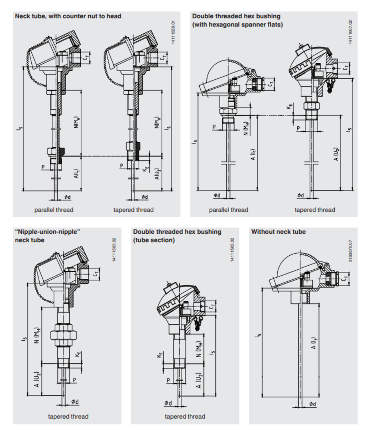 Vastuslämpötila-anturi TR10-B kuva 1.6