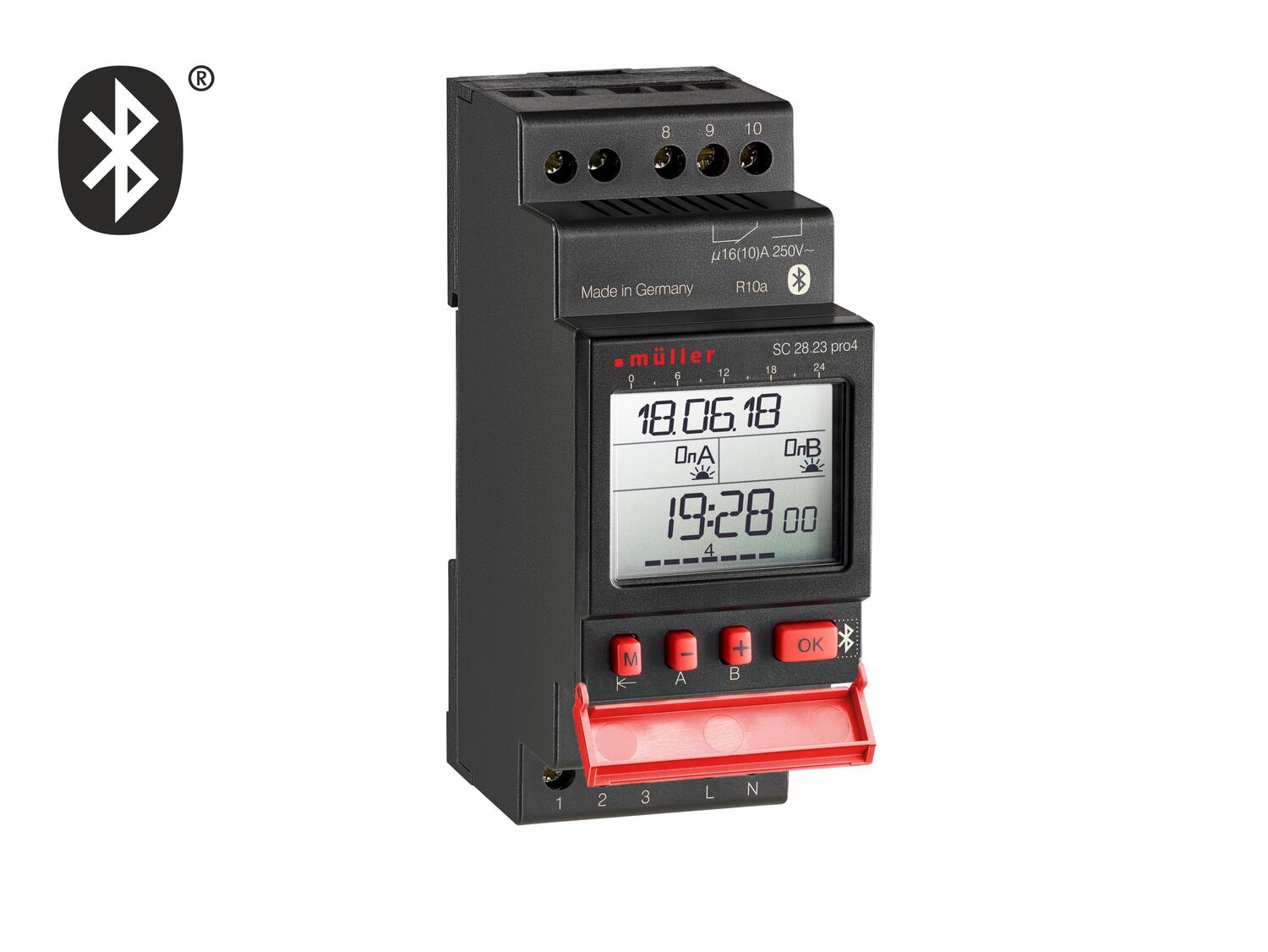 Viikkokello 2-kanavainen 230 V