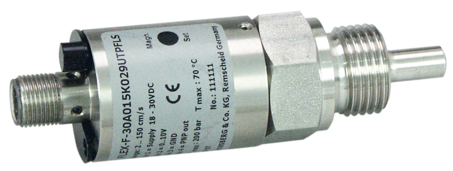 Virtausanturi 1-150cm/s, 1/4", 4-20mA