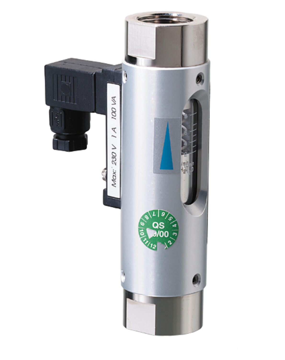 Virtausindikaattori läpinäkyville aineille