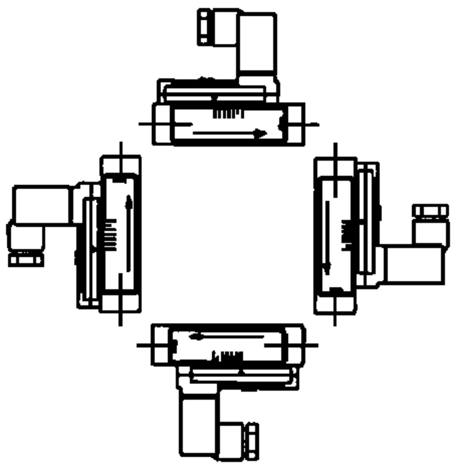Virtausvahti G1/4-liitännällä, connection
