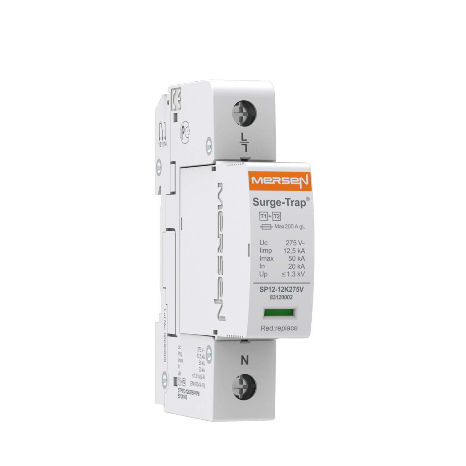 Ylijännitesuoja 1-napainen