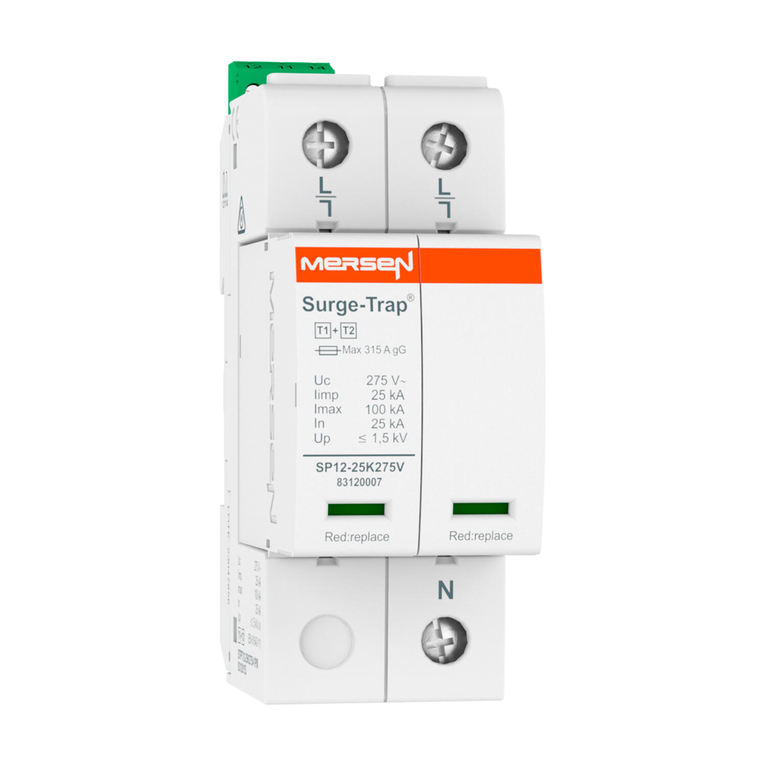 Ylijännitesuoja 1-napainen