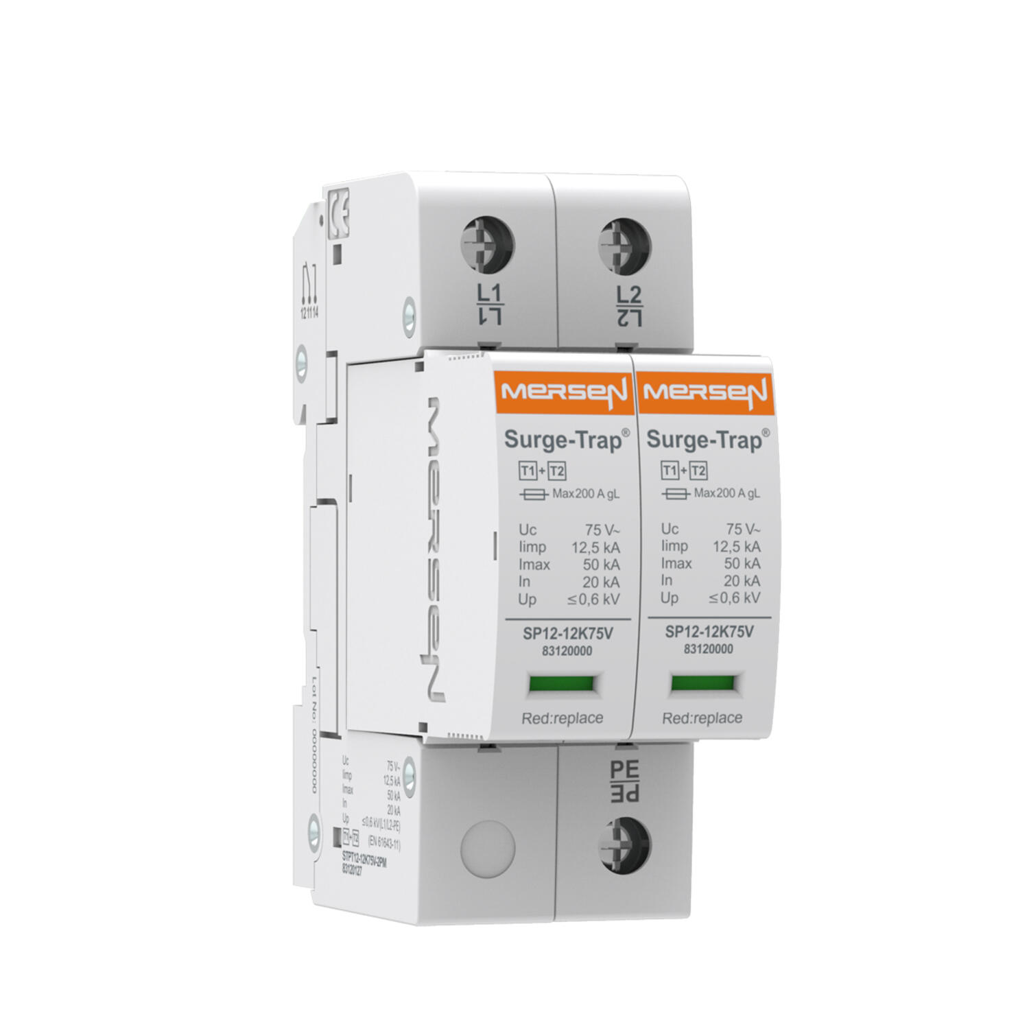 Ylijännitesuoja 2-napainen