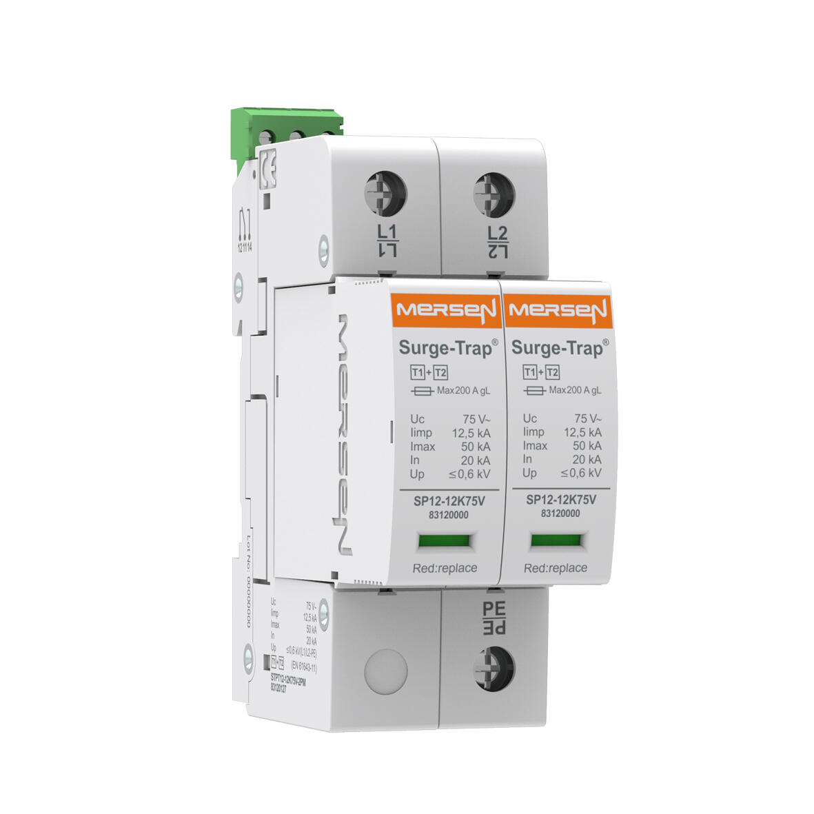 Ylijännitesuoja 2-napainen