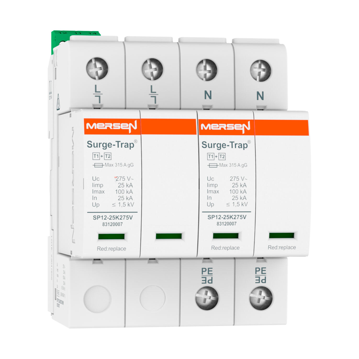 Ylijännitesuoja 2-napainen