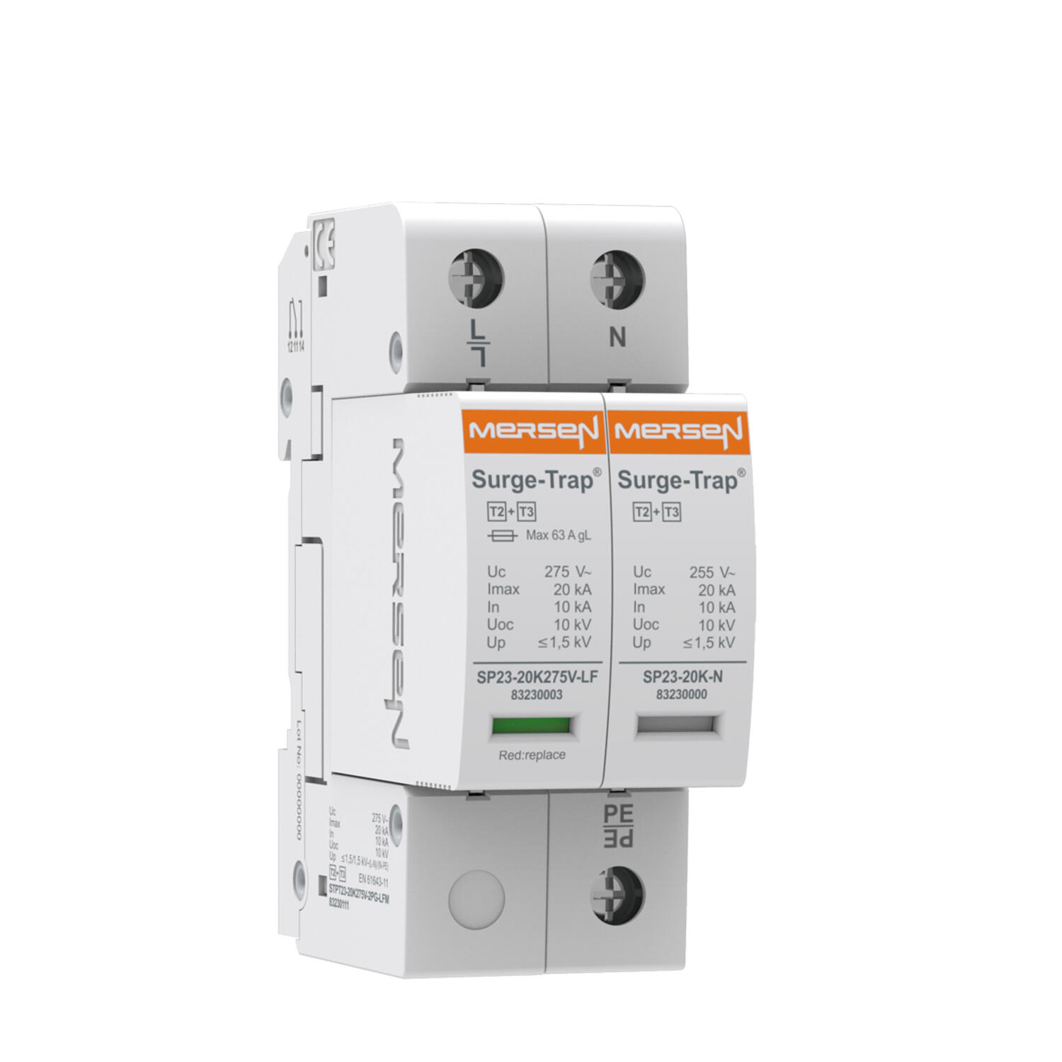 Ylijännitesuoja 2-napainen