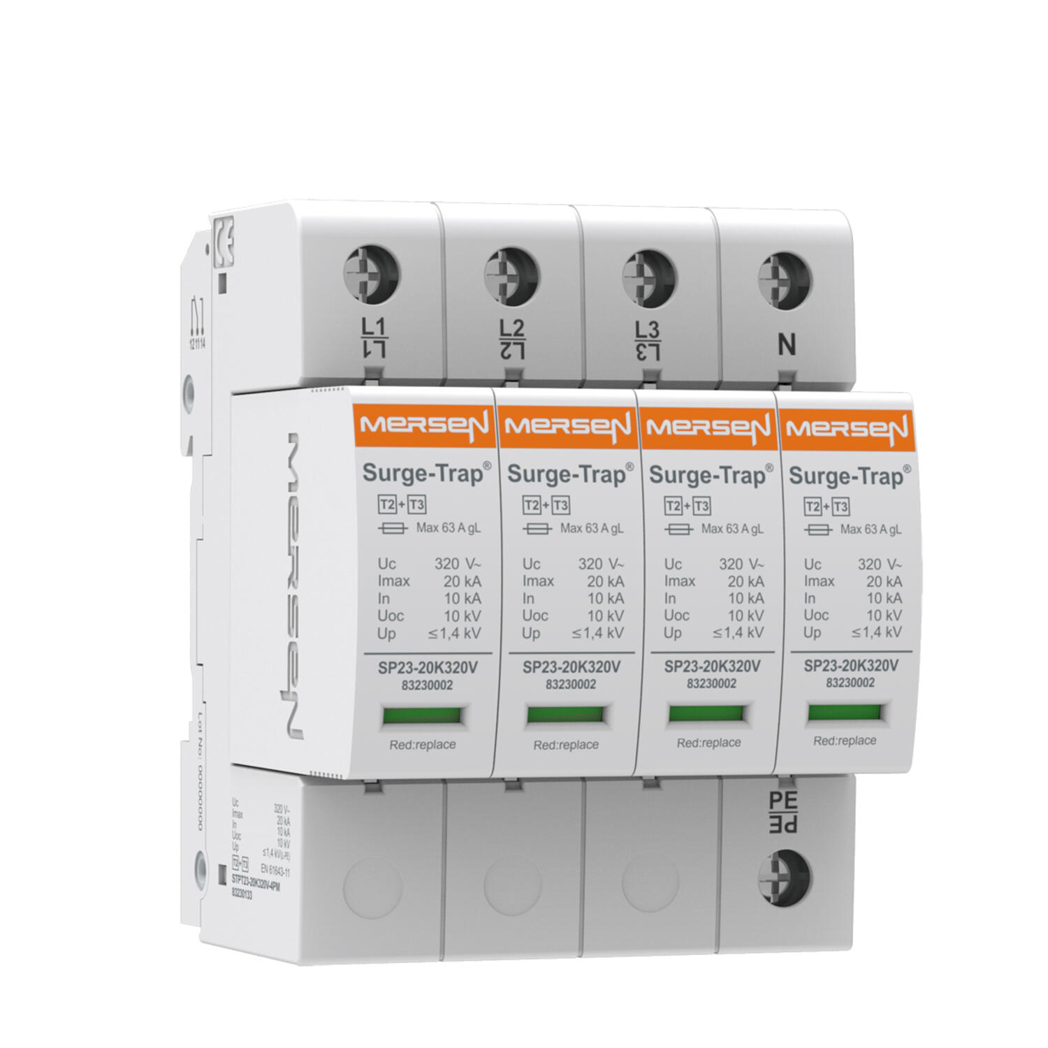 Ylijännitesuoja 4-napainen